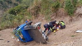 台中市,男子,警消,新社,墜谷,事故,車禍（圖／翻攝畫面）