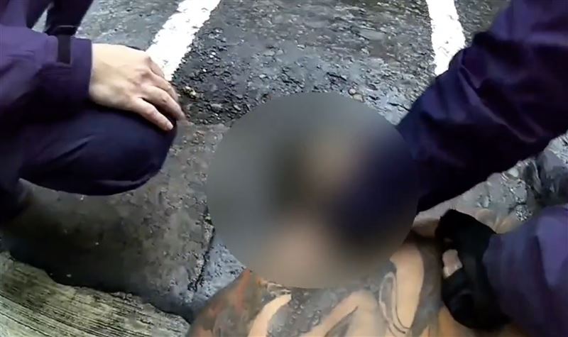 38歲邱男喝醉酒大亂店家。（圖／翻攝畫面）