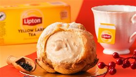 立頓奶茶泡芙，販售期間：2/1~2/28。（圖／品牌業者提供）