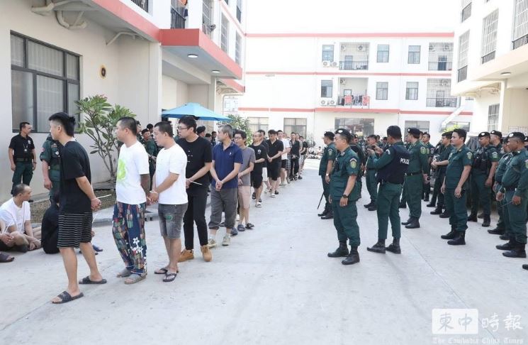 柬埔寨政府展開大規模「清剿電詐」行動。（圖／翻攝自柬中時報）