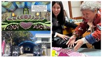 余祥銓太岳母告別式一片花海　小元寶奔喪