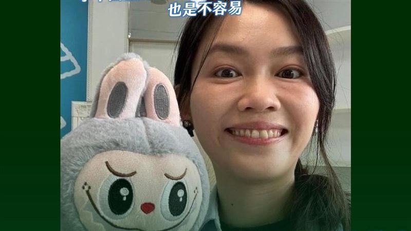 遭藍營製圖圍剿 吳欣岱曝盜版Labubu來源