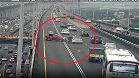 新北,事故,車體,車流,國道,追撞,車禍,汐止,高架道路,新北市（圖／翻攝自高公局官網）