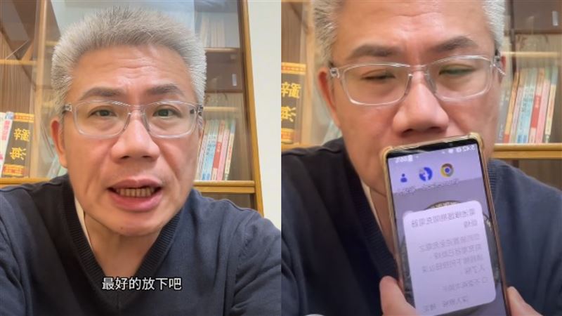 羅友志父親驟逝，享壽81歲，本人看完父親手機後，哽咽吐心聲。（圖／翻攝自「羅友志 友話直說」臉書）