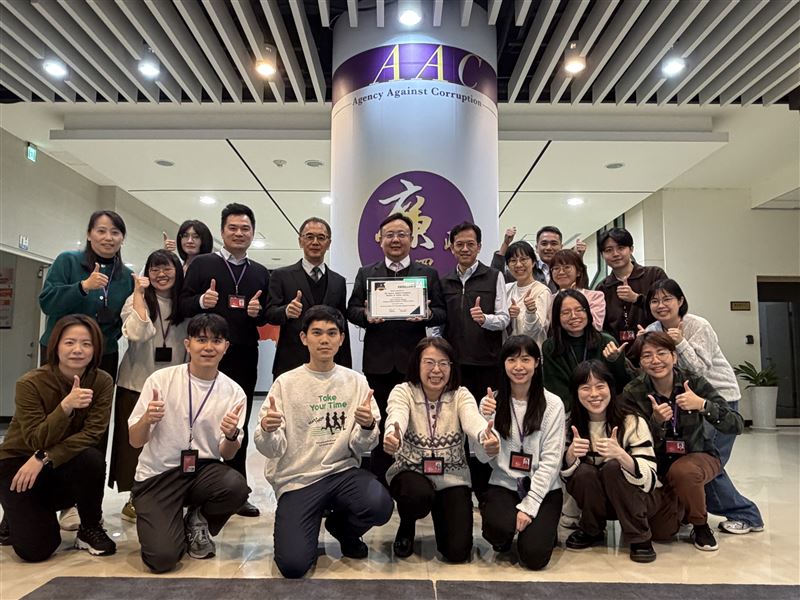 廉政署數位學習課程受國際肯定，榮獲「學習界奧斯卡獎」金獎。（圖／法務部廉政署提供）