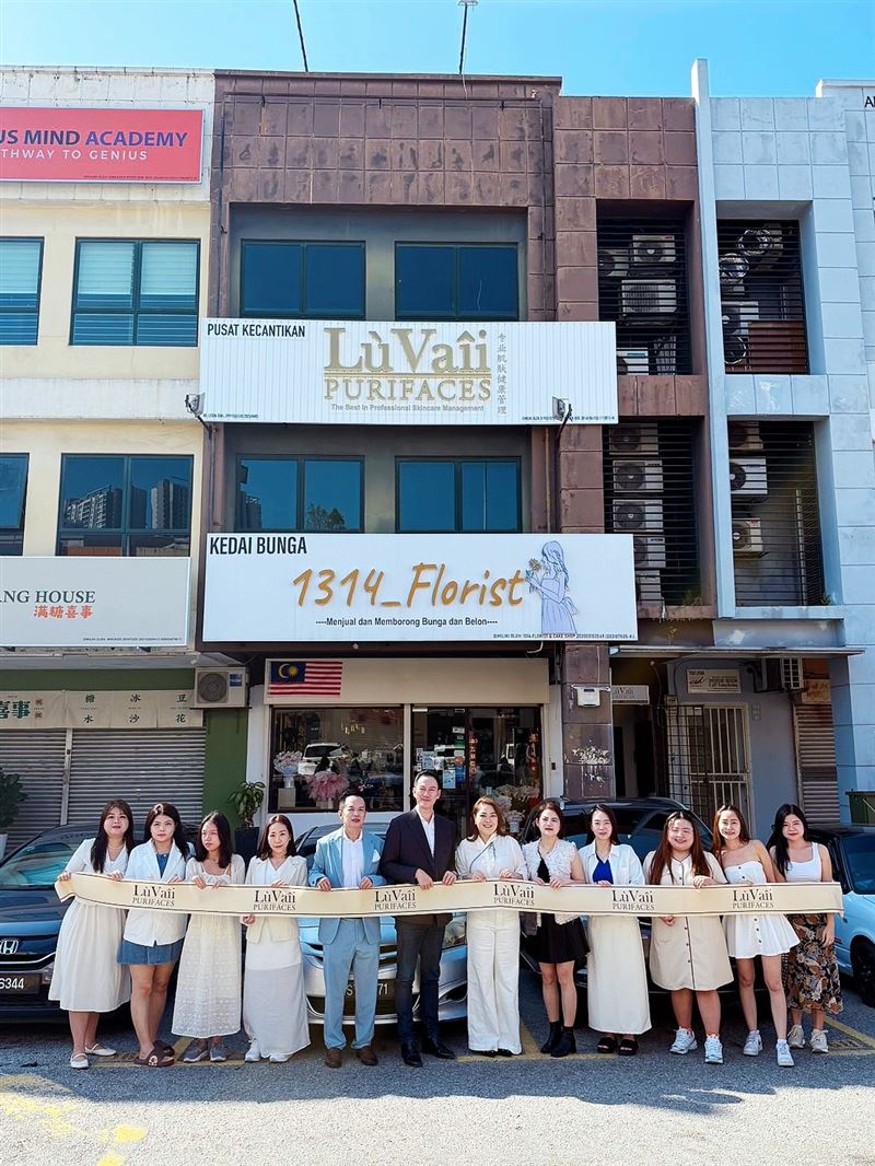 馬來西亞一個月連開8家震撼東協，露琺意皮膚管理新春開紅盤。（圖／業者提供）