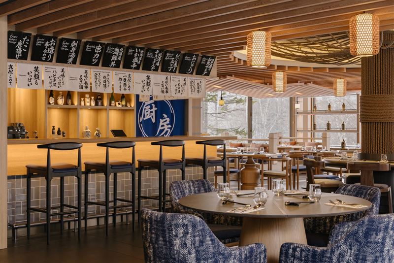日本北海道Sahoro Mina Mina為Club Med全球首間日式居酒屋主題餐廳。（圖／旅宿業者提供）