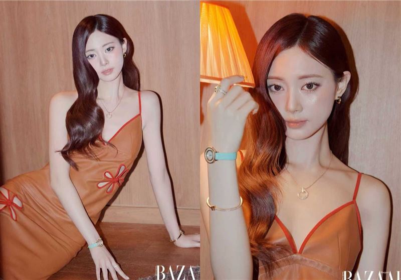 周子瑜登上香港版《Harper's BAZAAR》2月號封面人物。（圖／翻攝自IG @thinkaboutzu）