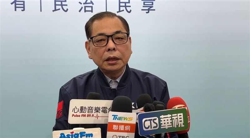 陳見賢表示初選規則不是他訂，要徐欣瑩不要偷換概念。（圖／翻攝畫面）