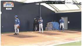 古林睿煬、孫易磊、伊藤大海3人撞髮型。（圖／翻攝自GAORA SPORTS YouTube）