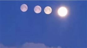 俄羅斯聖彼得堡（St. Petersburg）1日晚間的夜空出現罕見天象。（圖／翻攝自X平台／@RT_com）