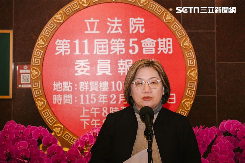 陳培瑜也指出，只要白營立委願意支持預算付委，相信未來有綠白合作的機會。（圖／記者楊士誼攝影）