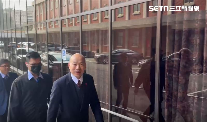 被問李貞秀的議題，韓國瑜只回了，大家馬上幸福（圖／翻攝畫面）