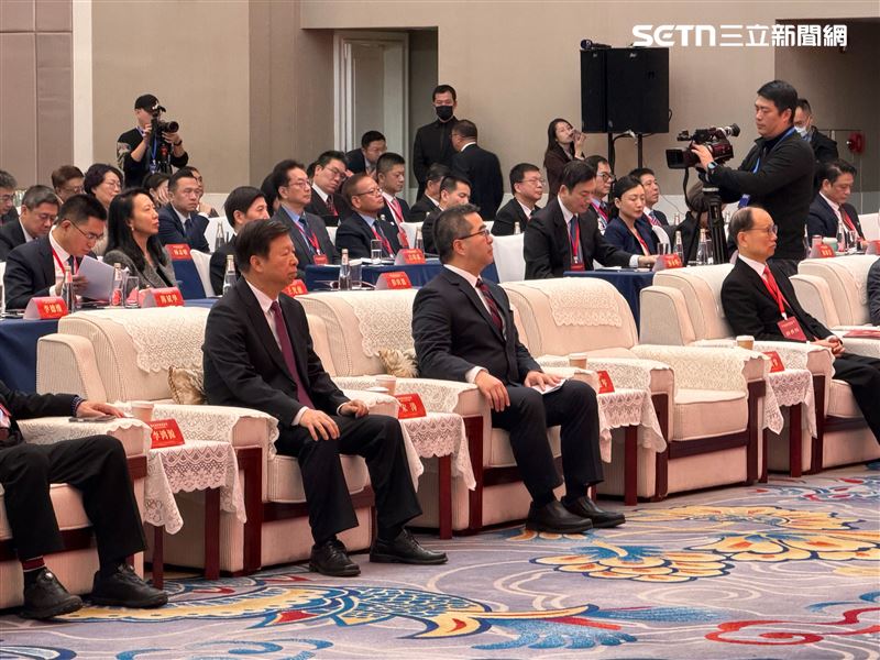 國共兩黨智庫論壇「兩岸交流合作前瞻論壇」開幕（圖／國民黨提供）