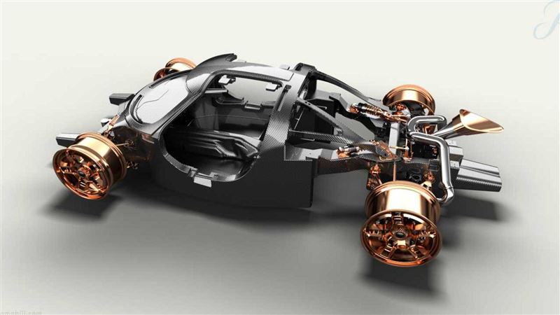 De Tomaso釋出的P900超級跑車，直接端出全新V12引擎與排氣系統。（圖／翻攝De Tomaso網站）