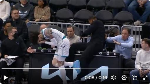 鮑爾遭撞頭濺血！　總教練致歉說自己愚蠢