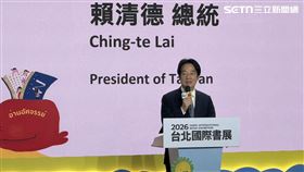 總統賴清德致詞強調閱讀的重要性。（圖／記者柯美儀攝影）