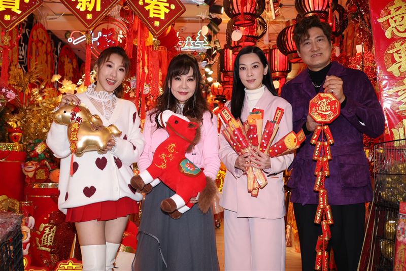 謝金晶（左起）、龍千玉、陳淑萍、楊哲出席記者會。（圖／記者鄭孟晃攝影）