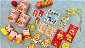 全家便利商店今年攜手療癒系IP「罐頭豬LuLu」化身吉祥擔當，打造全方位春節應援計畫。（圖／品牌業者提供）