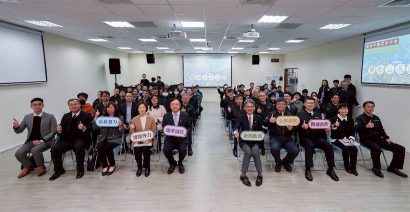 廉政署受台電公司邀請，偕同經濟部共同參與「協和電廠更新改建計畫-海事工程採購案」廉政平臺宣示暨第一次聯繫會議。（圖／法務部廉政署提供）