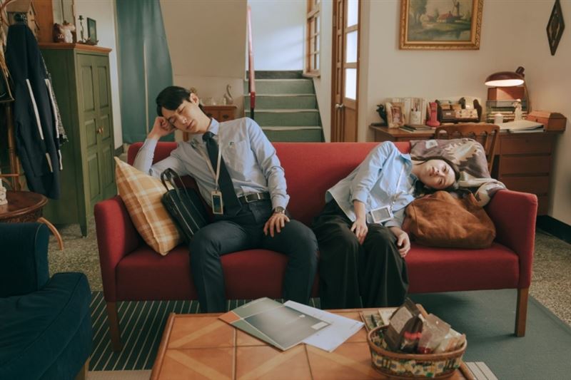 陳姸霏劇中臺語連珠炮式的吵架橋段,讓她在拍攝現場本色演出。(圖/電癮好選喆)