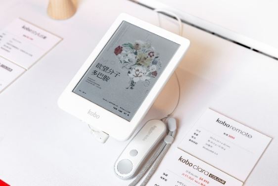 書展現場展出樂天Kobo旗下多款人氣熱銷閱讀器。（圖／樂天Kobo提供）