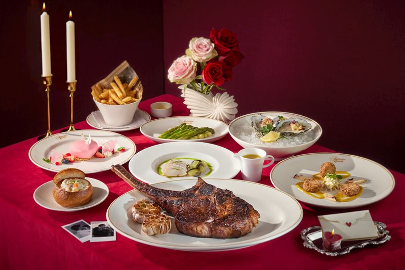 台北喜來登「安東廳」情人節饗宴。（圖／飯店旅宿業者提供）