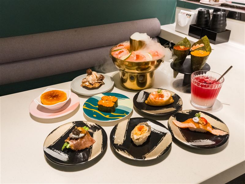 爭鮮迴轉壽司及爭鮮 PLUS金馬新春推出11到新品(圖／爭鮮提供）