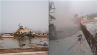 江蘇鹽城在建大橋垮塌　5人死亡