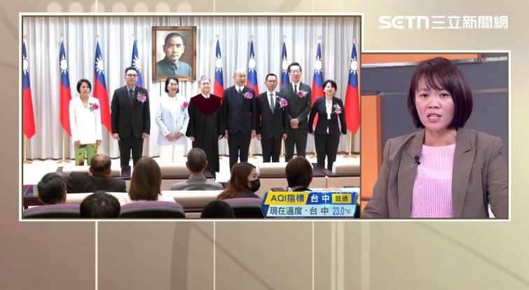 簡舒培指出，李貞秀在尚未放棄中國籍之前，就先放棄與她先生的婚姻關係。（圖／前進新台灣）