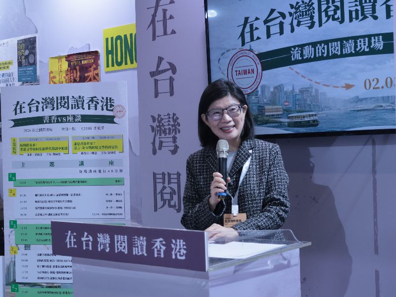 台港策進會董事長賴秀如表示，自己對黎智英有極高的尊重與佩服。（圖／中央社）