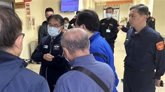 台南足療師追砍路人至警局　黃偉哲PO影像