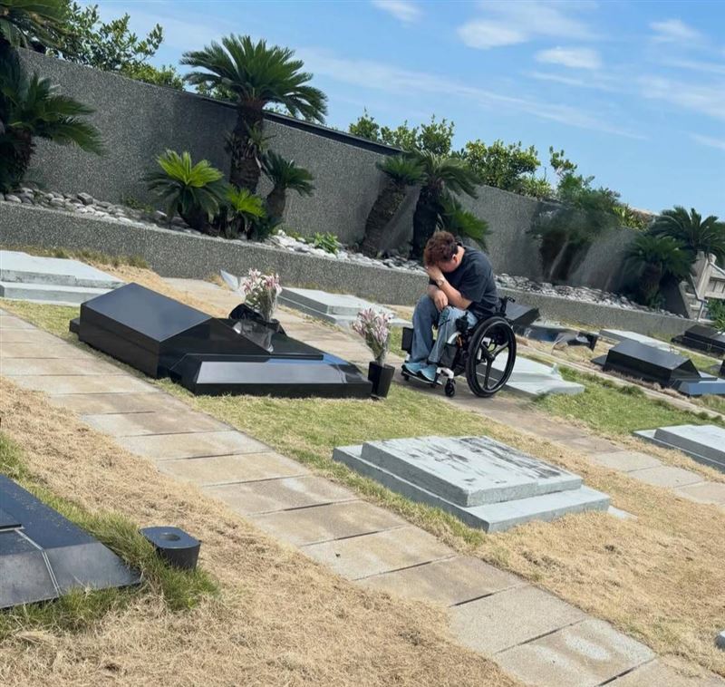 姜元來到金寶山探望大S。（圖／翻攝自姜元來IG）