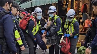 砍警狂男中彈送醫！居民怒吼：救他幹嘛