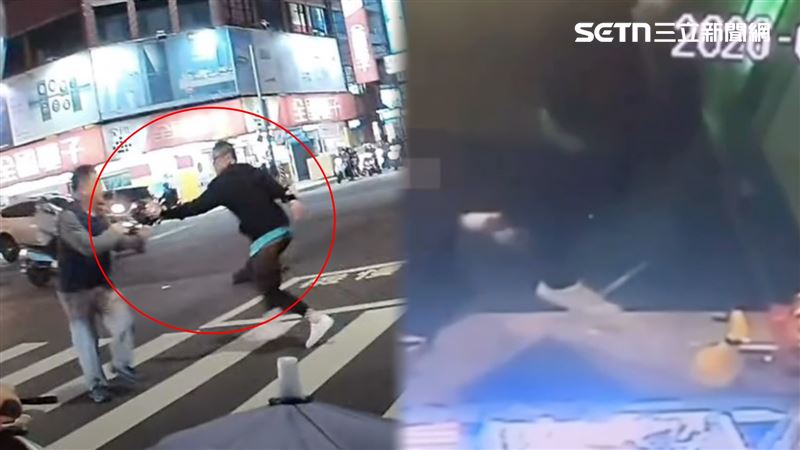 29歲陳姓男子，因上個月跟女友分手失戀突抓狂，拿吃飯工具「修腳皮刀」隨機攻擊走在斑馬線上的行人，1男被捅破肚子、1女背部刺穿傷。（圖／翻攝自《台南大小事》、翻攝畫面）