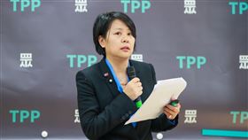 李貞秀上午出席民眾黨團「人民優先 民生優先」優先法案記者會。（圖／民眾黨團提供） 