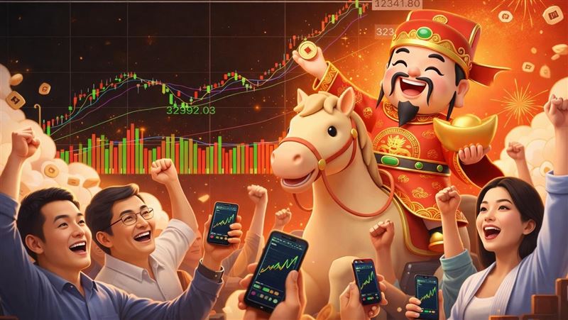 回顧過去二十多年統計，年後開紅盤上漲的機率約在七成以上，封關當日上漲比例同樣偏高。主要原因在於農曆年前，市場普遍預期年後資金回流，加上投信作帳、集團績效考量，封關前內資買盤往往成為盤面支撐，推升指數表現。（示意圖/ AI製圖）