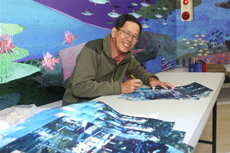 主持人劉克襄出席特映會。（圖／公視提供）