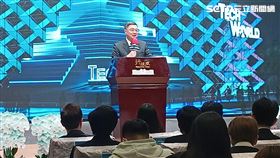 行政院長卓榮泰今(4）日出席「2026年台灣燈會TECH WORLD館」記者會。（圖／記者盧素梅攝影）