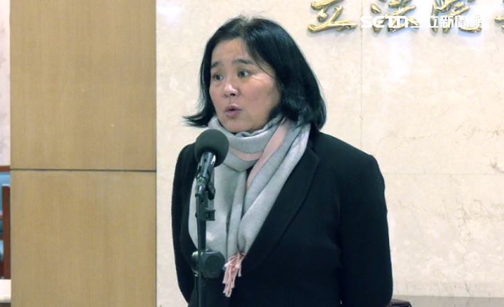 對於美國會議員批評藍白擋軍購，陳玉珍稱，駐美代表處要給我國友人、美國國會議員正確訊息（圖／翻攝畫面）