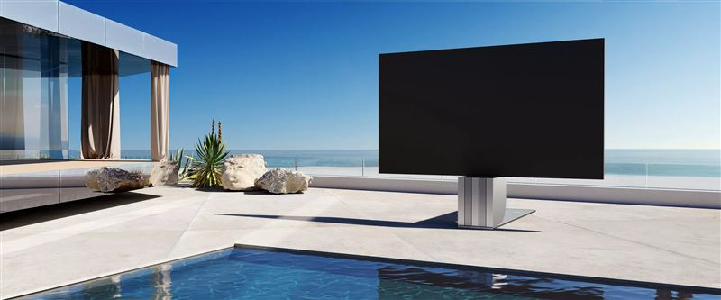 Porsche Design microLED摺疊電視。（圖／翻攝Porsche Design網站）