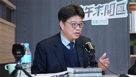 陸委會主委邱垂正今（4）日中午接受CNEWS匯流新聞網中午來開匯節目專訪。（圖／CNEWS匯流新聞網提供）