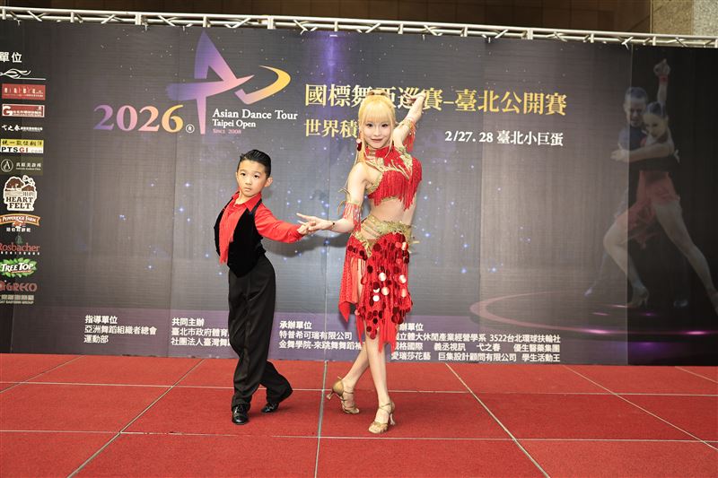 師生姊弟檔-鄭玉歆&amp;鄭裕融。（圖／臺灣舞蹈組織總會提供）