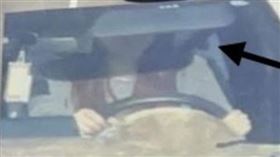 安全帶,頭髮,駕駛,罰單（圖／翻攝自爆料公社）