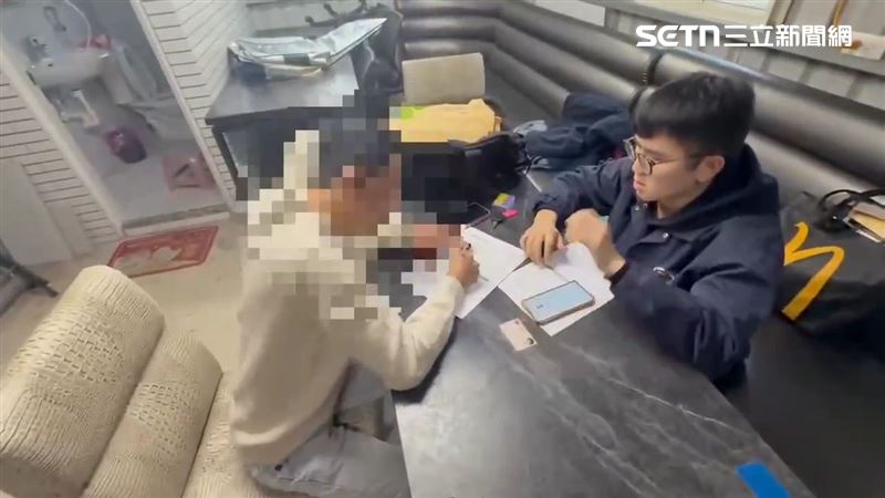 陳姓主嫌策畫北市婦700萬元搶奪案遭逮。（圖／翻攝畫面）