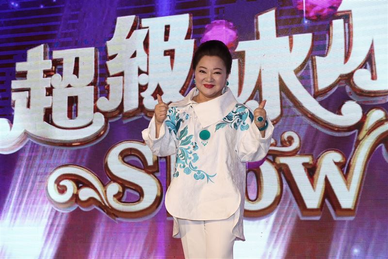 白冰冰出席尾牙。（圖／記者鄭孟晃攝影）