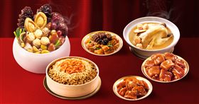 老協珍年菜買氣爆發！ 佛跳牆稱霸、年菜套組月銷破萬組。年節送禮人蔘精禮盒買二送一、好市多燉燕窩禮盒限時優惠。（圖／業者提供）
