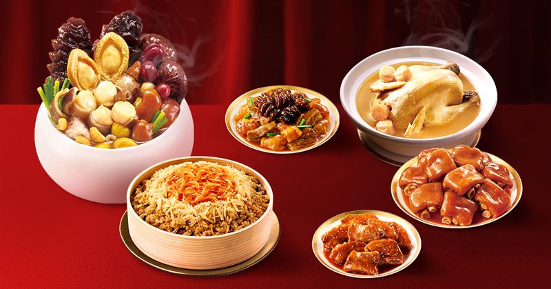 老協珍年菜買氣爆發！ 佛跳牆稱霸、年菜套組月銷破萬組。年節送禮人蔘精禮盒買二送一、好市多燉燕窩禮盒限時優惠。（圖／業者提供）