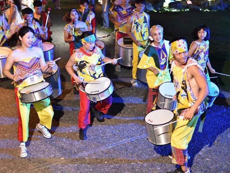 弗莎巴西打擊樂團。（圖／嘉義縣政府提供）