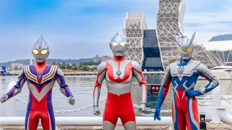 「2026 Kaohsiung Wonderland 高雄冬日遊樂園」震撼登場，60週年英雄 IP「超人力霸王」正式降臨港都。（圖／翻攝畫面）